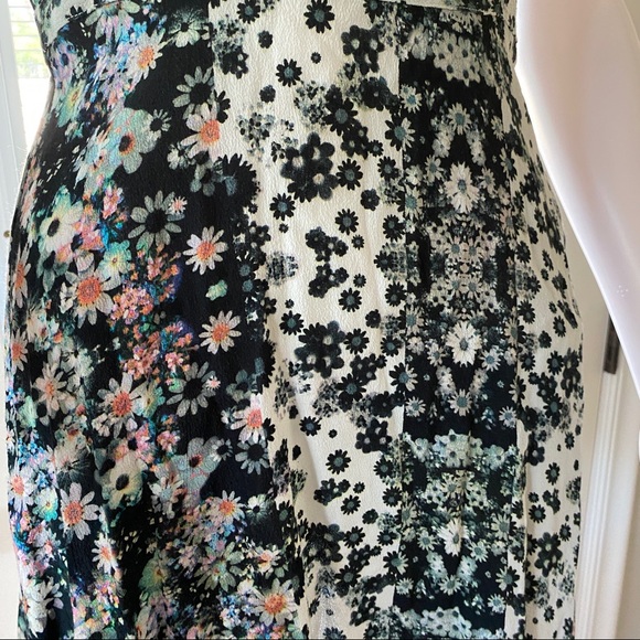 Vintage MINK PINK Mini Floral Slip Dress Cami Style Lace Trim Y2K 90's Vibes XS - Picture 3 of 6